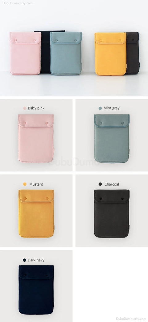 11" Button Tablet PC Pouch [5colors] | 11 inch iPad Case