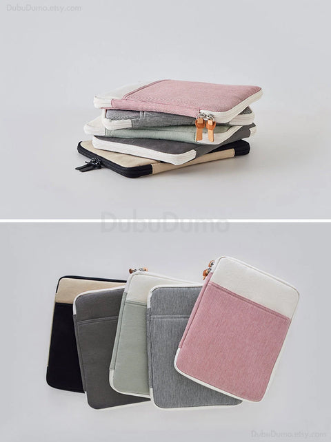 11" Canvas iPad Pouch [4types] | iPad Case