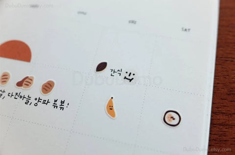 Planner Sticker [105 deco.01] | facial expression