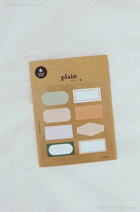 Planner Stickers [1663 Plain.59]