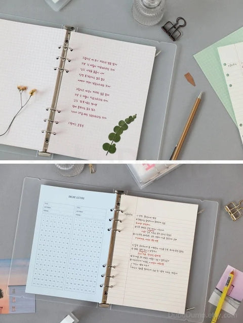 A5 Lifepad Planner Inserts [8Types] | Squared Manuscript Paper | Lined Notebook