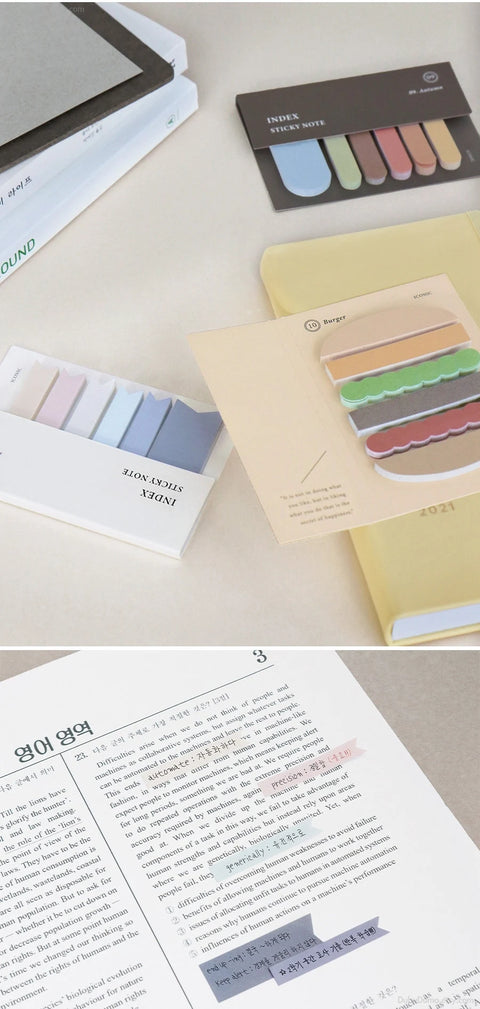 Index Sticky Notes [8types]