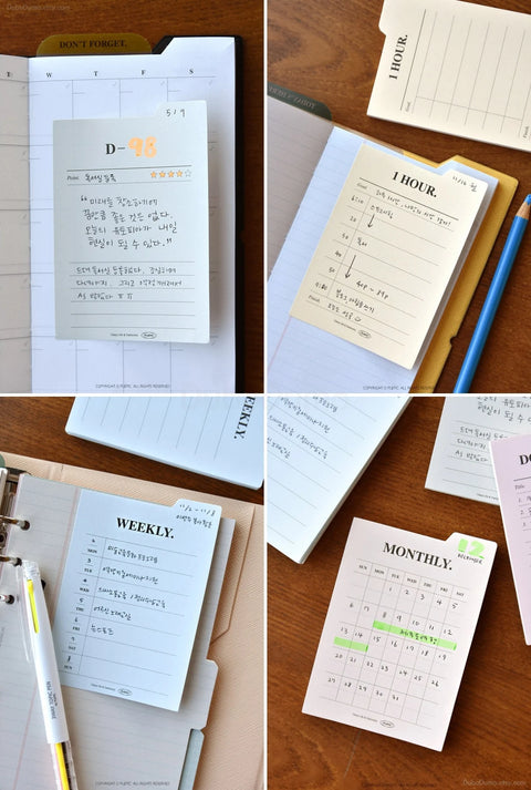 Sticky Index Notes [25types]