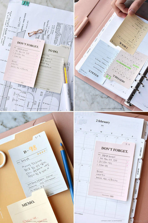 Sticky Index Notes [25types]