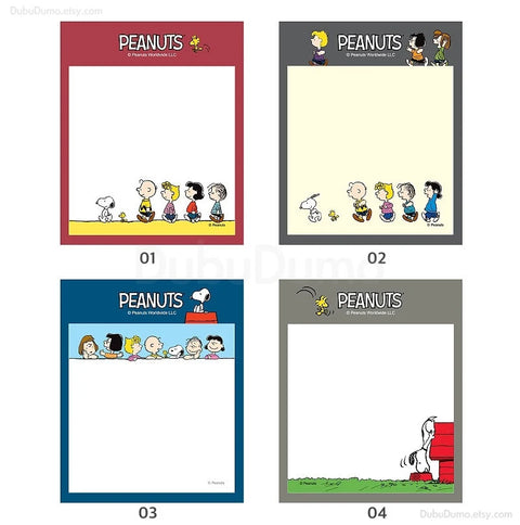 Peanuts Sticky Notes [4Types]