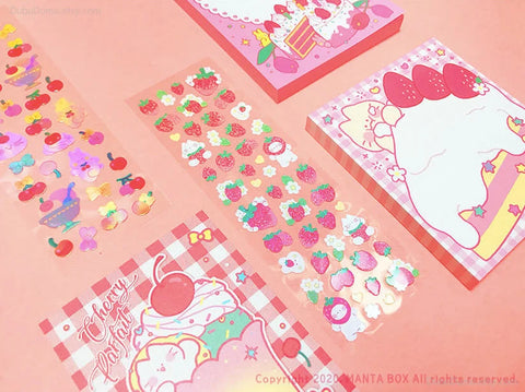 Twinkle Deco Sticker [Strawberry Party]