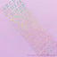 Deco Sticker [Clear Alphabet Sticker_Gold Line]