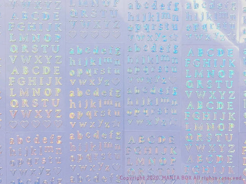 Deco Sticker [Alphabet _ Small Letter]