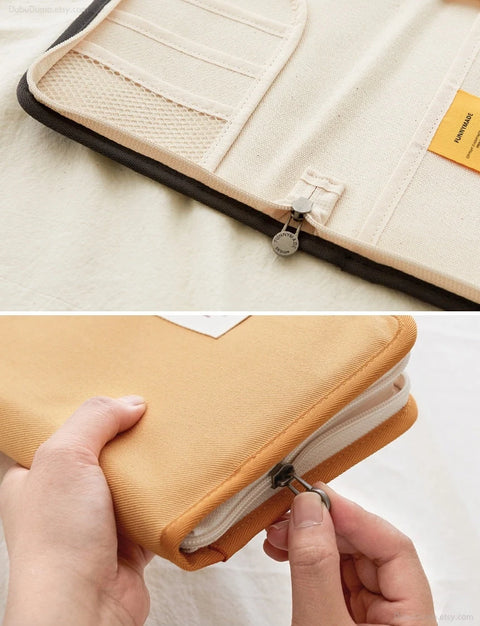 Today Canvas Book Pouch + Planner [6colors]