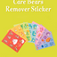 CARE BEARS Planner Deco Stickers [7types]