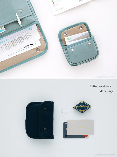 Button Card Pouch [5colors]