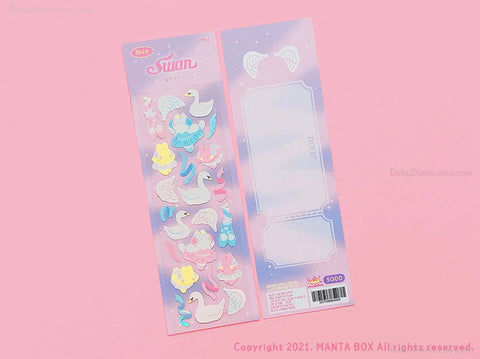 Twinkle Deco Sticker [Swan]