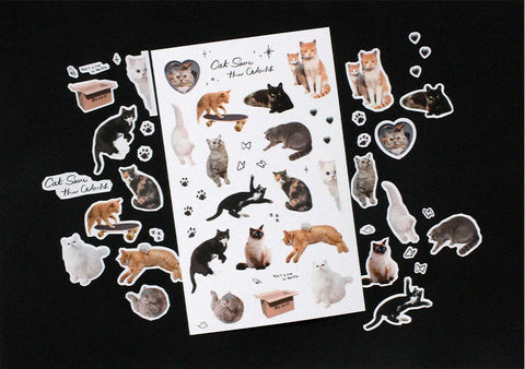 Object Cat Deco Sticker