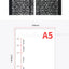 A5 Composition Hardcover Binder_25R | Black Ring