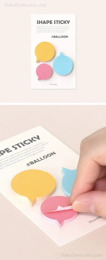 SHAPE Sticky Notes [4types]