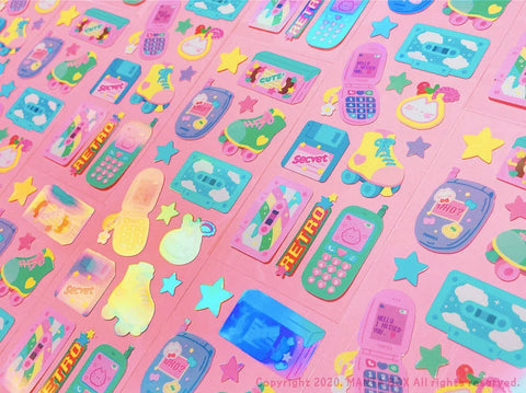 Twinkle Deco Sticker [Retro Things]