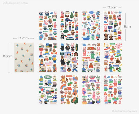 My Buddy Sticker Pack | 12sheets