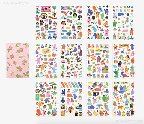 Jelly Bear Sticker Pack 2.0 | 12sheets