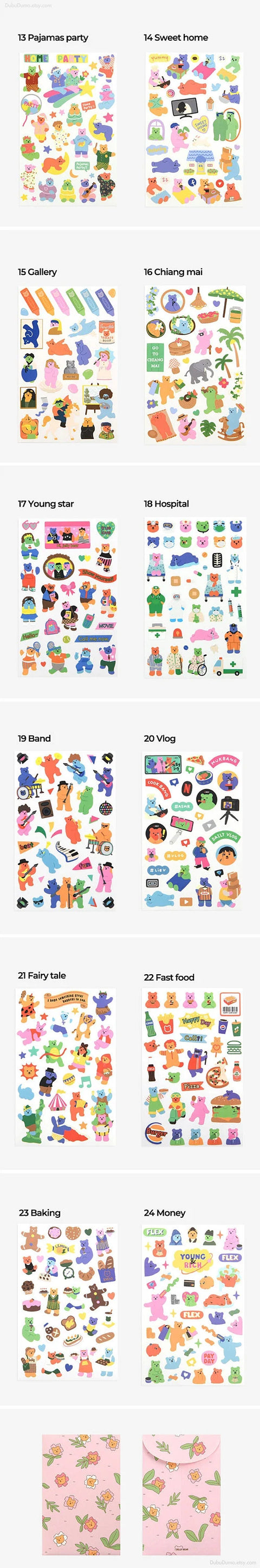 Jelly Bear Sticker Pack 2.0 | 12sheets