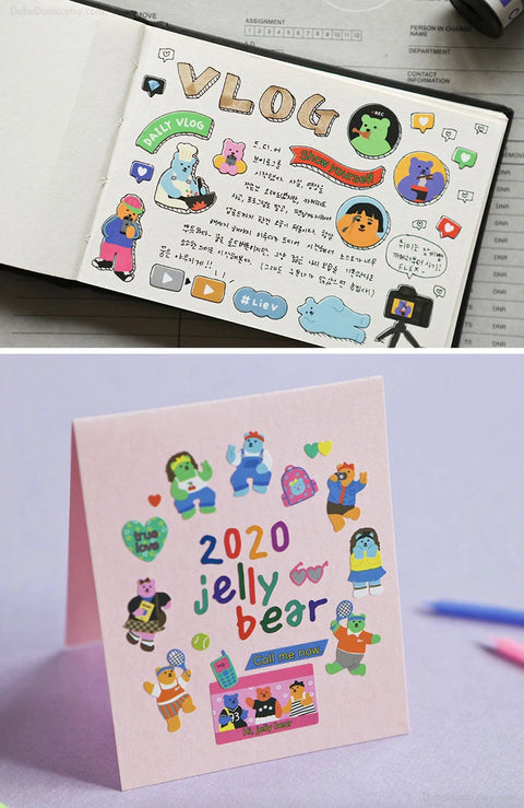 Jelly Bear Sticker Pack 2.0 | 12sheets