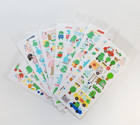 Dino Seal Stickers Pack | 10sheets