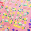 Twinkle Deco Sticker [Rosy Rose - Yellow]