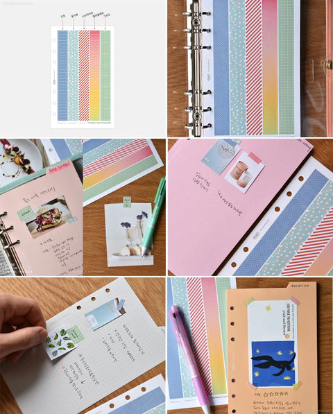 A6 Thumbnail Point Sticker Pack Mini | 5sheets