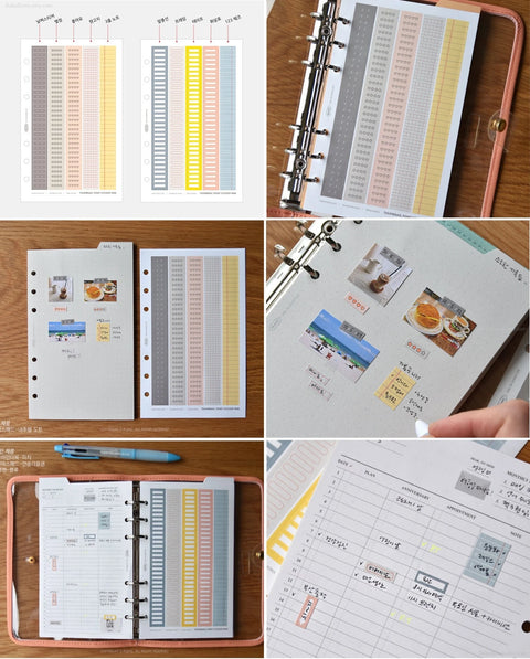 A6 Thumbnail Point Sticker Pack Mini | 5sheets