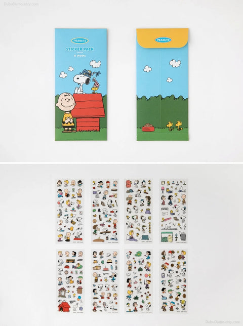 Peanuts Stickers Pack [8sheets]