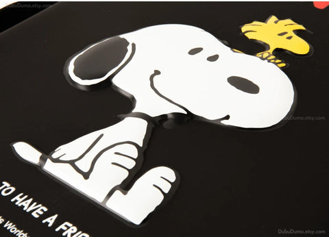 11" PEANUTS Snoopy iPad Case [Black]