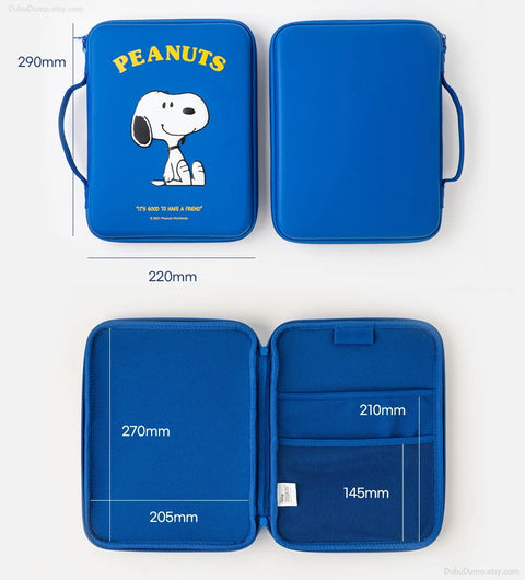 11" PEANUTS Snoopy iPad Case [Blue]