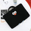 13" Laptop Pouch [Black Pompom Wide]