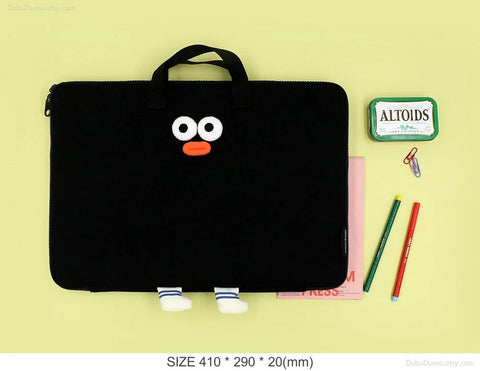 15" Brunch Brother Pompom Wide Laptop Pouch