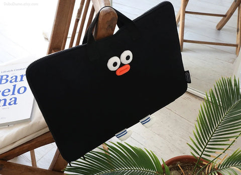 15" Brunch Brother Pompom Wide Laptop Pouch