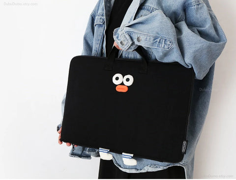 15" Brunch Brother Pompom Wide Laptop Pouch