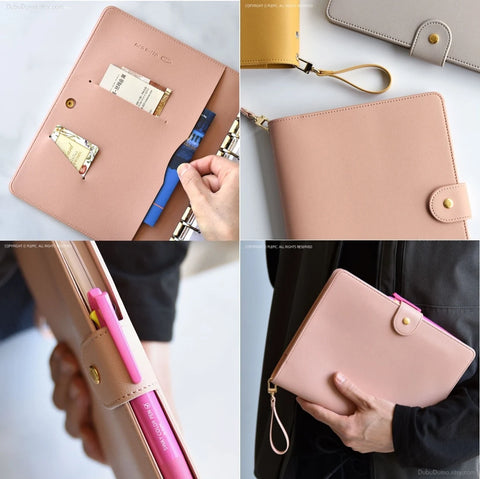 A5 Binder [Nude Pink] | 6 Ring Binder