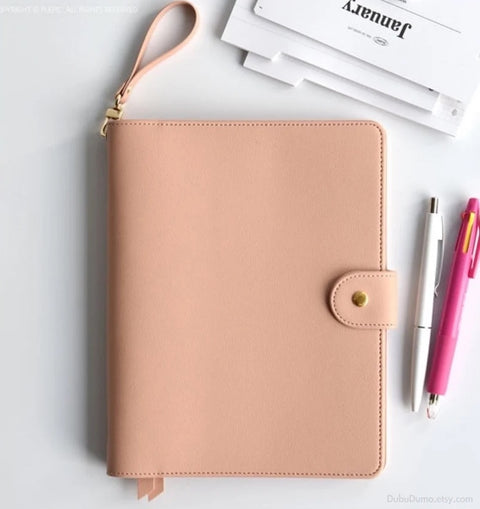 A5 Binder [Nude Pink] | 6 Ring Binder