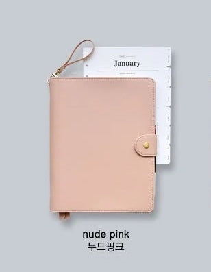 A5 Binder [Nude Pink] | 6 Ring Binder