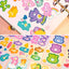 ARCHIVE Glitter Zipper Pocket + Care Bear Seal Sticker Set