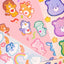 ARCHIVE Glitter Zipper Pocket + Care Bear Seal Sticker Set