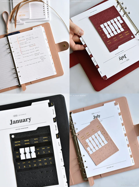 A5 Binder [Nude Pink] | 6 Ring Binder