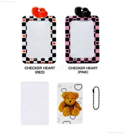 Lover's Photo Card Holder [3types] | Key Ring