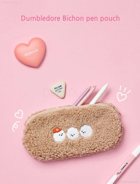 Bichon Pencil Case [2colors] | Pen Pouch