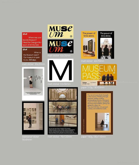 OAB Museum Stickerpaket