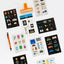 LIFE & PIECES Sticker Collection Pack _ Life | 8sheets