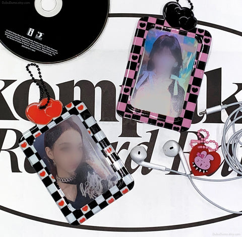 Lover's Photo Card Holder [3types] | Key Ring