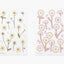 Pressed Flower Sticker [Margaret flower] | Printed Dried Flower Sticker
