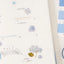 Pressed Flower Sticker [Hydrangea] | Printed Dried Flower Sticker
