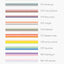 Arte Slim Masking Tape 36colors SET