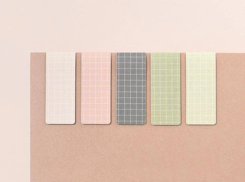 Magnetic Bookmarks _ Grid Misty 5P